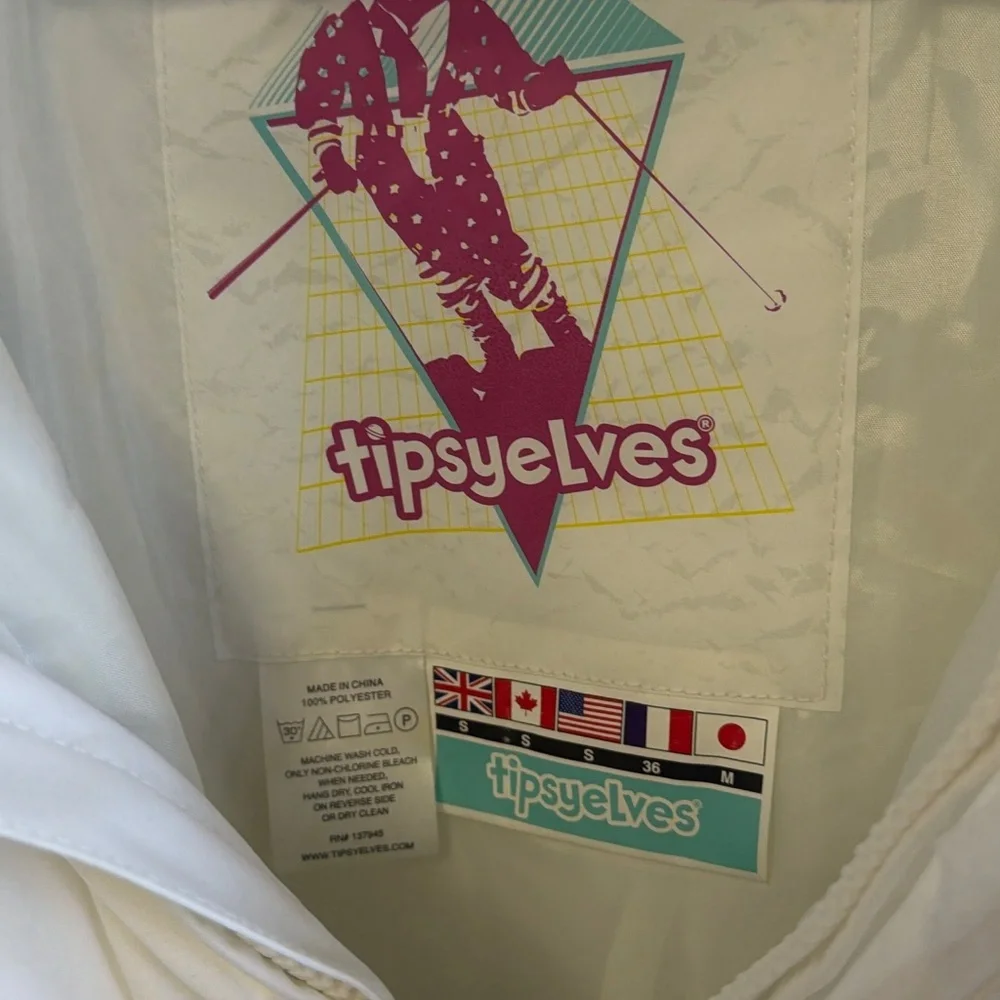 Tipsy‎ Elves Men's White-Out Snowsuit Ski / Snowboard NWOT!
